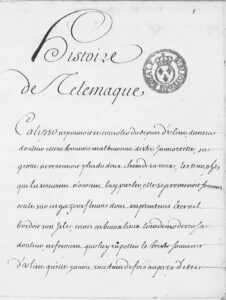 ~ 1699 – 1701 ? PARIS, FRANCE