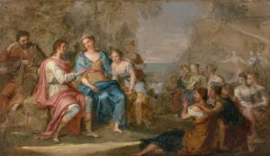 Book I, p. 9 Telemachus recounting the Story of His Adventures to Calypso