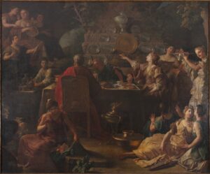Book I, p. 6 Feast of Telemachus and Mentor