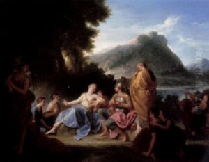 Book VI, p. 109 Telemachus Recounting His Adventures to Calypso